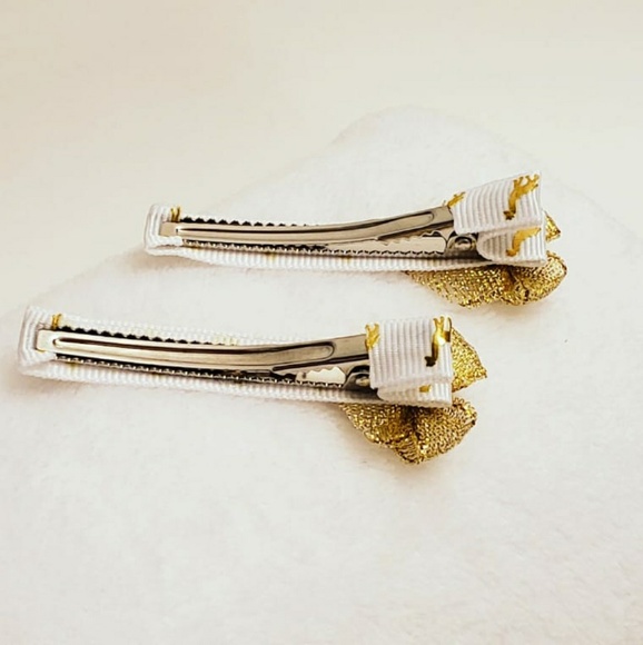 Set of 2 Handmade baby hair clips - Picture 2 of 2